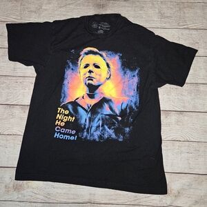 Halloween Michael Myers The Night He Came Home Horror Graphic Tee Shirt